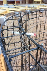 Basalt rebar in swimming pool construction from Smarter Building Systems LLC